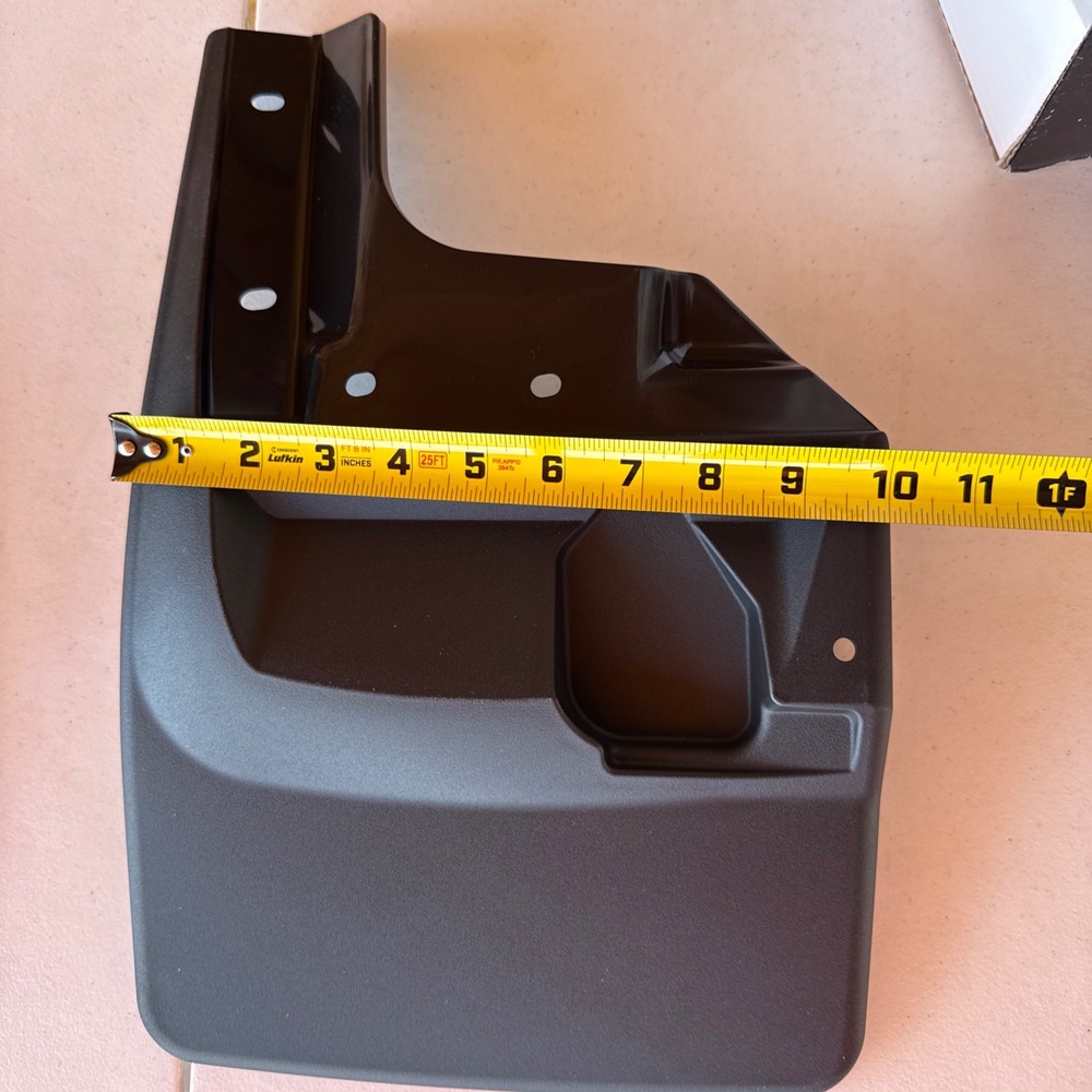 WeatherTech‎ MudFlaps 2020 Jeep Gladiator Rear Black Brand New 120113 No-Drill - Picture 9 of 11